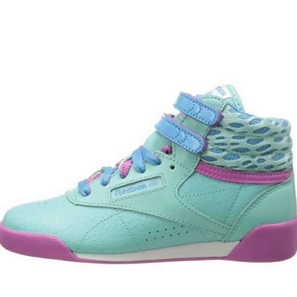 Reebok Freestyle CLASSIC HI Color Blue/Blue Beam/UltraberryStyle M46758,… - Picture 10 of 12